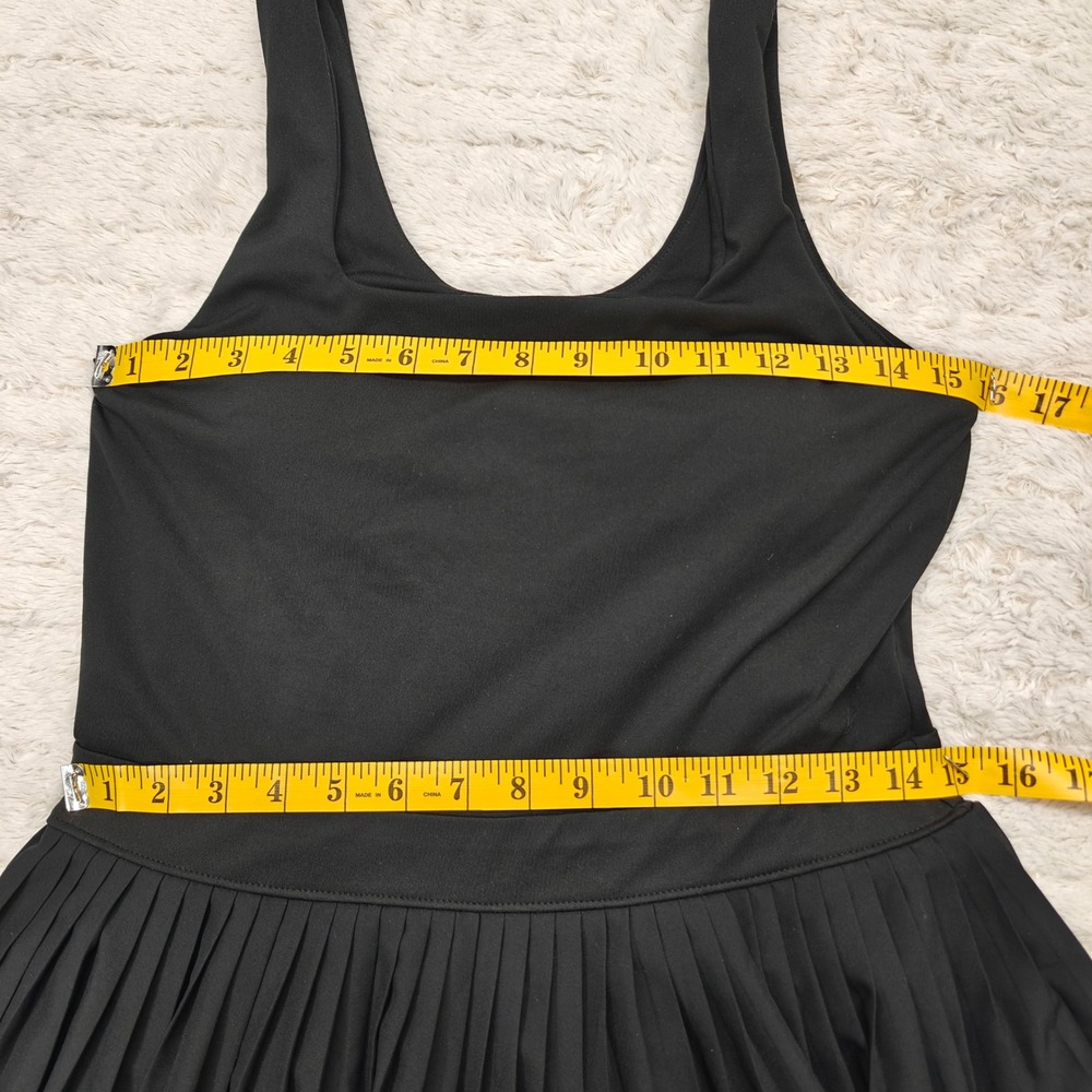 all in motion Black Pleated Tank Dress - Picture 5 of 12